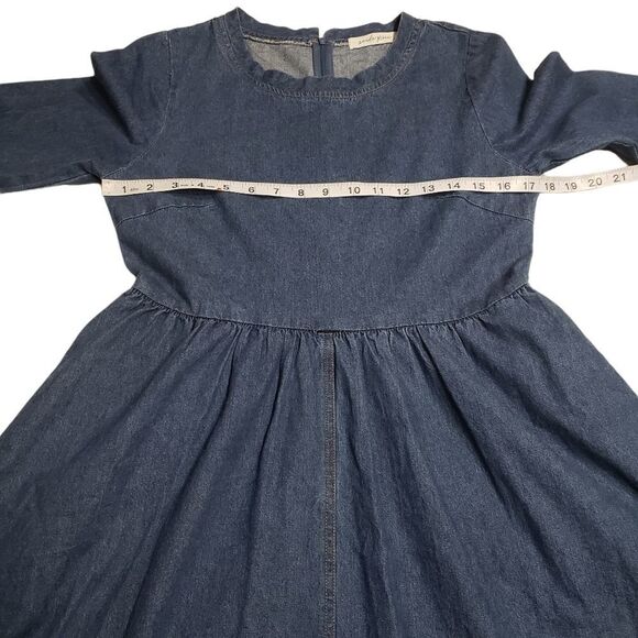 Pando Grove 3/4 Sleeve Denim Dress SMALL - Picture 8 of 15